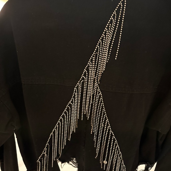 Seven sisters bedazzled jean jacket - Picture 4 of 6